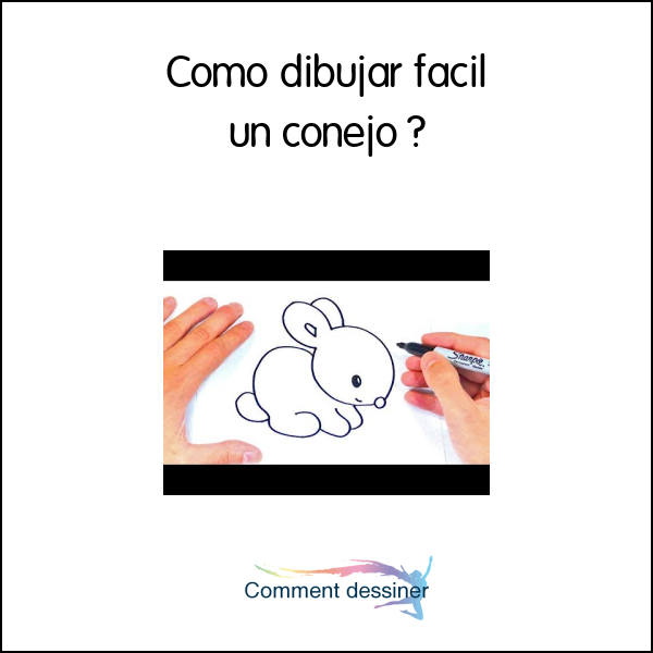 Como dibujar facil un conejo